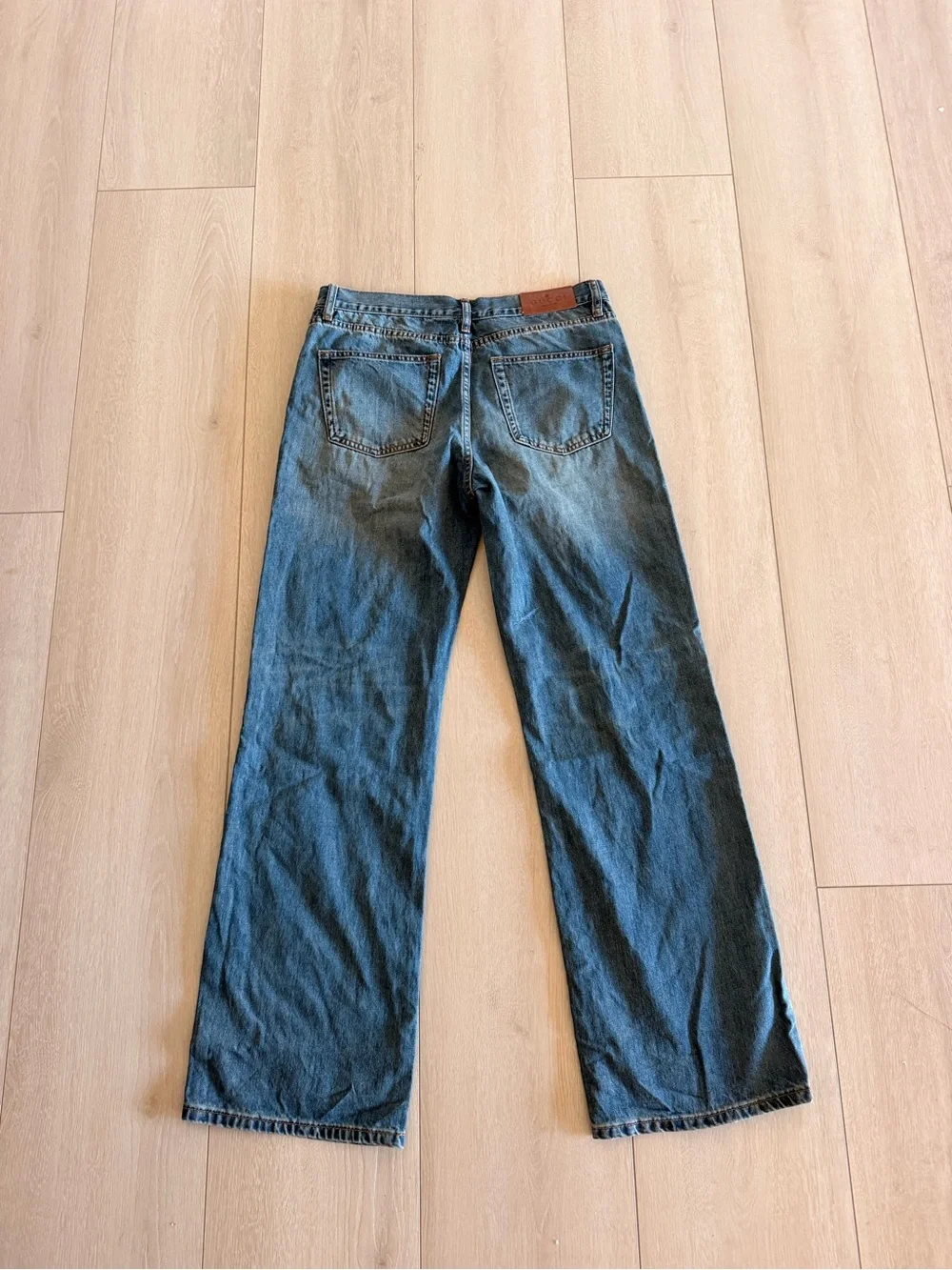 Gucci Men's Dark Blue Straight-Leg Denim Jeans